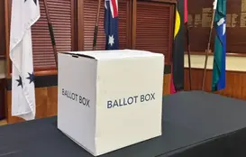 a white box on a table