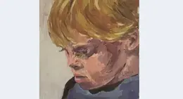 a painting of a boy