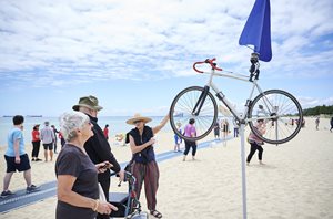 Bjoern Rainer-Adamson, Success?, 2023, recycled aluminium, steel, objects.