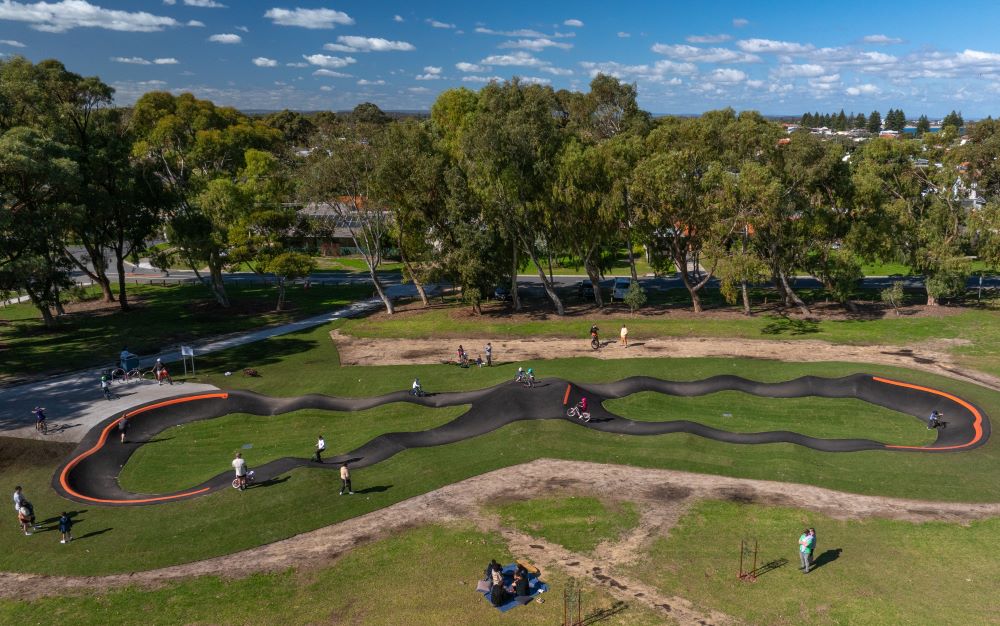 Safety By Pump and Jump Track.