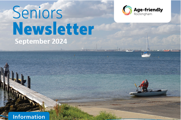 Front cover of a Seniors newsletter