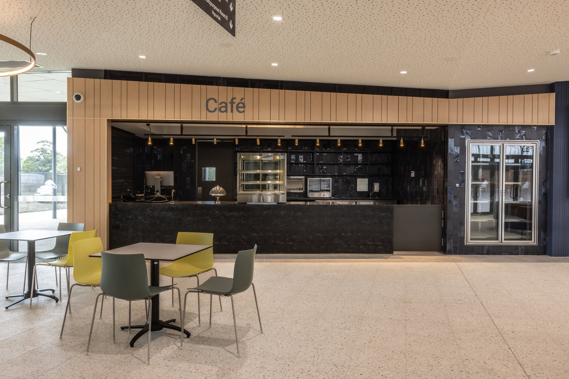 Cafe and dining area.