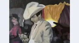 a man wearing a cowboy hat